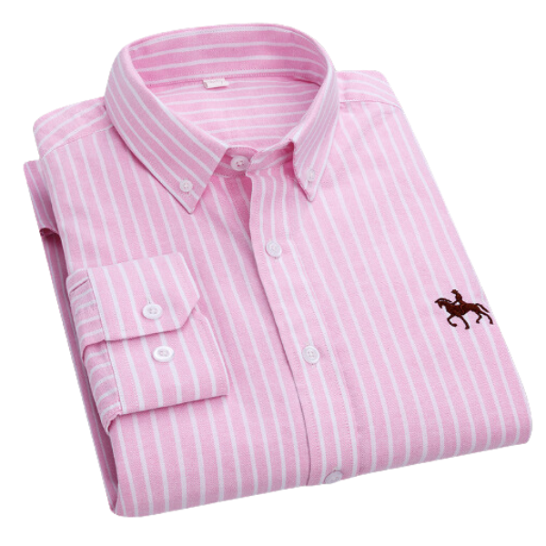 Levoire | Chemise À Carreaux Classique LignesVerticales Roses