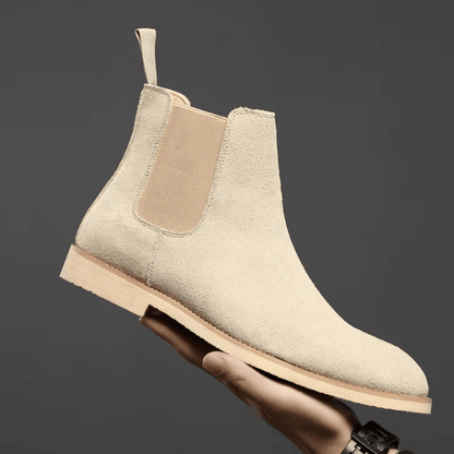 Levoire | Bottes En Daim Beige