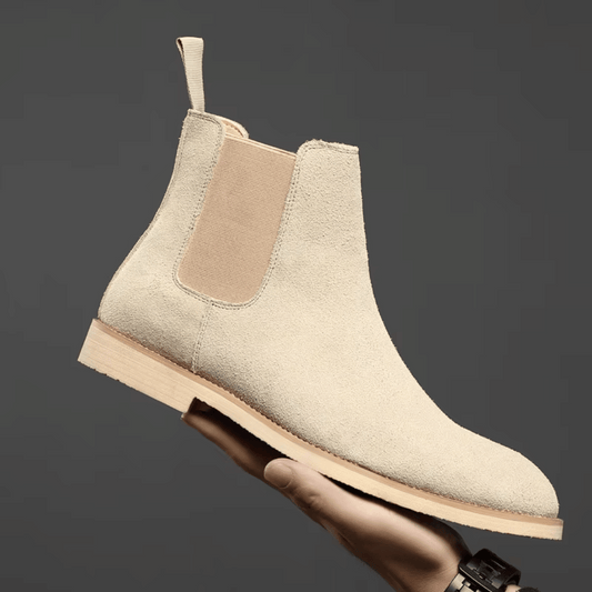 Levoire | Bottes En Daim Beige