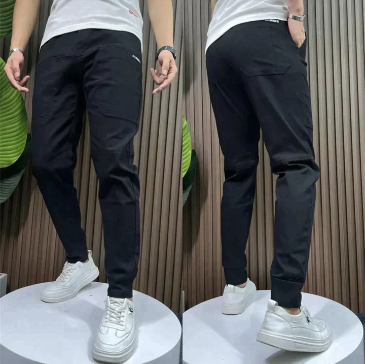 Levoire | Pantalons Cargo Élégant, Élastique Et Confortable Pour Chaque Mouvement Noir