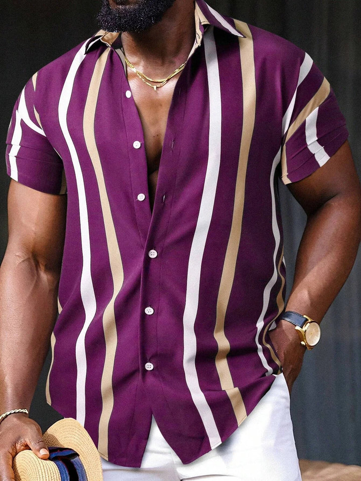 Levoire | Chemise Rayee Elegant Hommes
