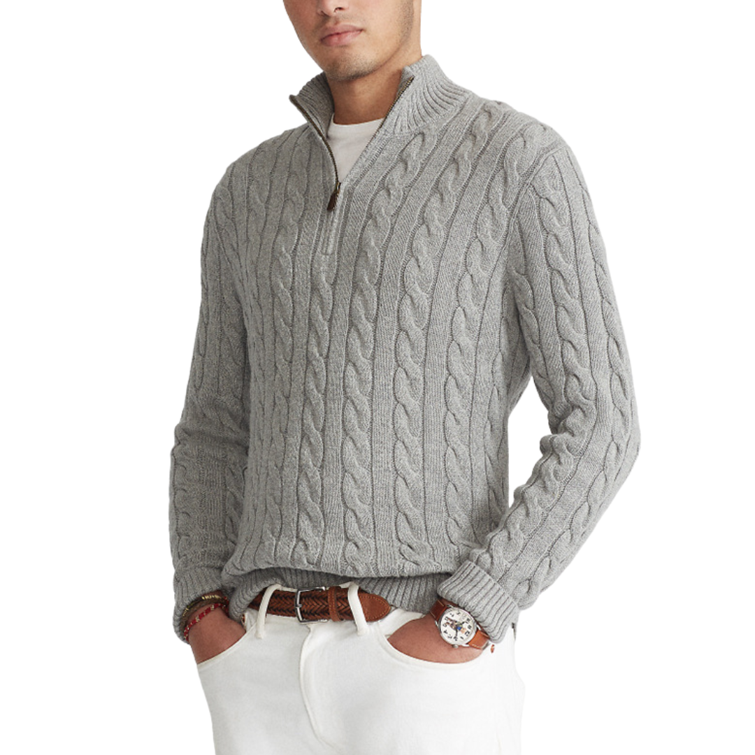 Levoire | T-Shirt À Demi-Zip Pour Hommes
