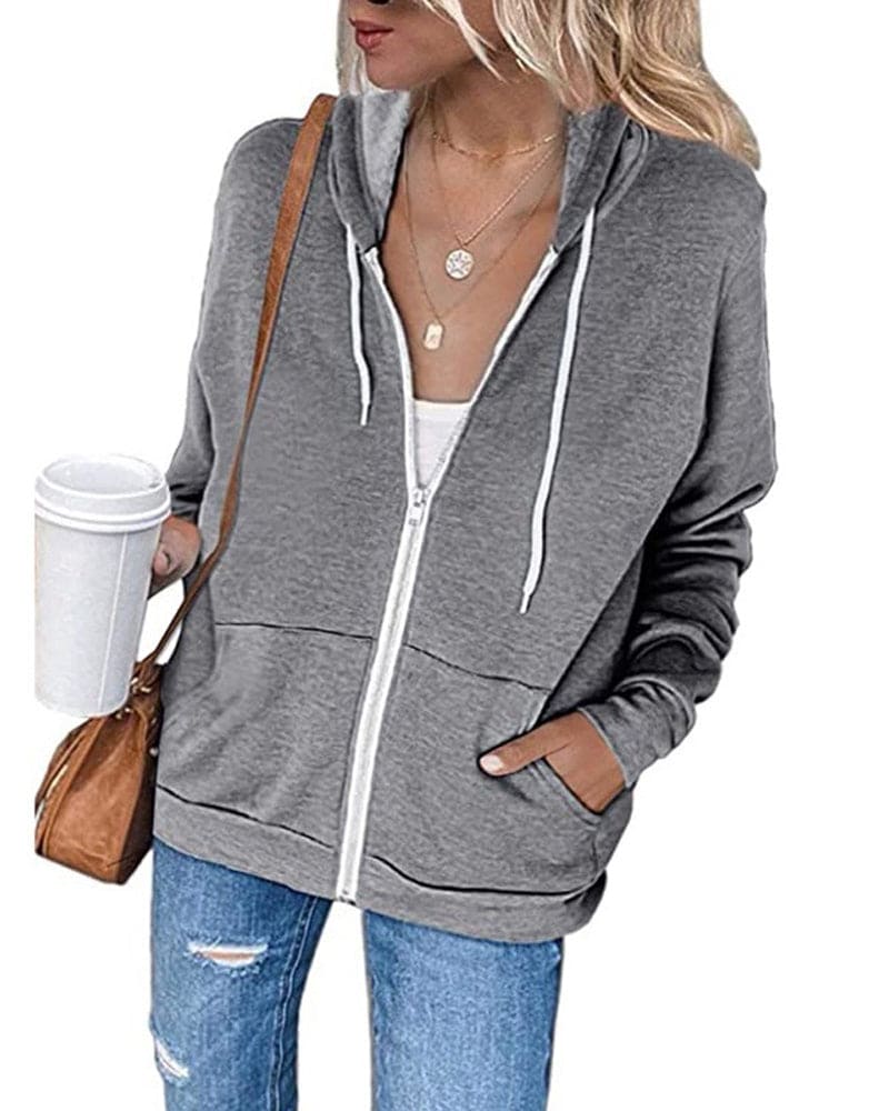 Levoire | Confortable Et Stylé Sweat À Capuche D'Hiver Gris