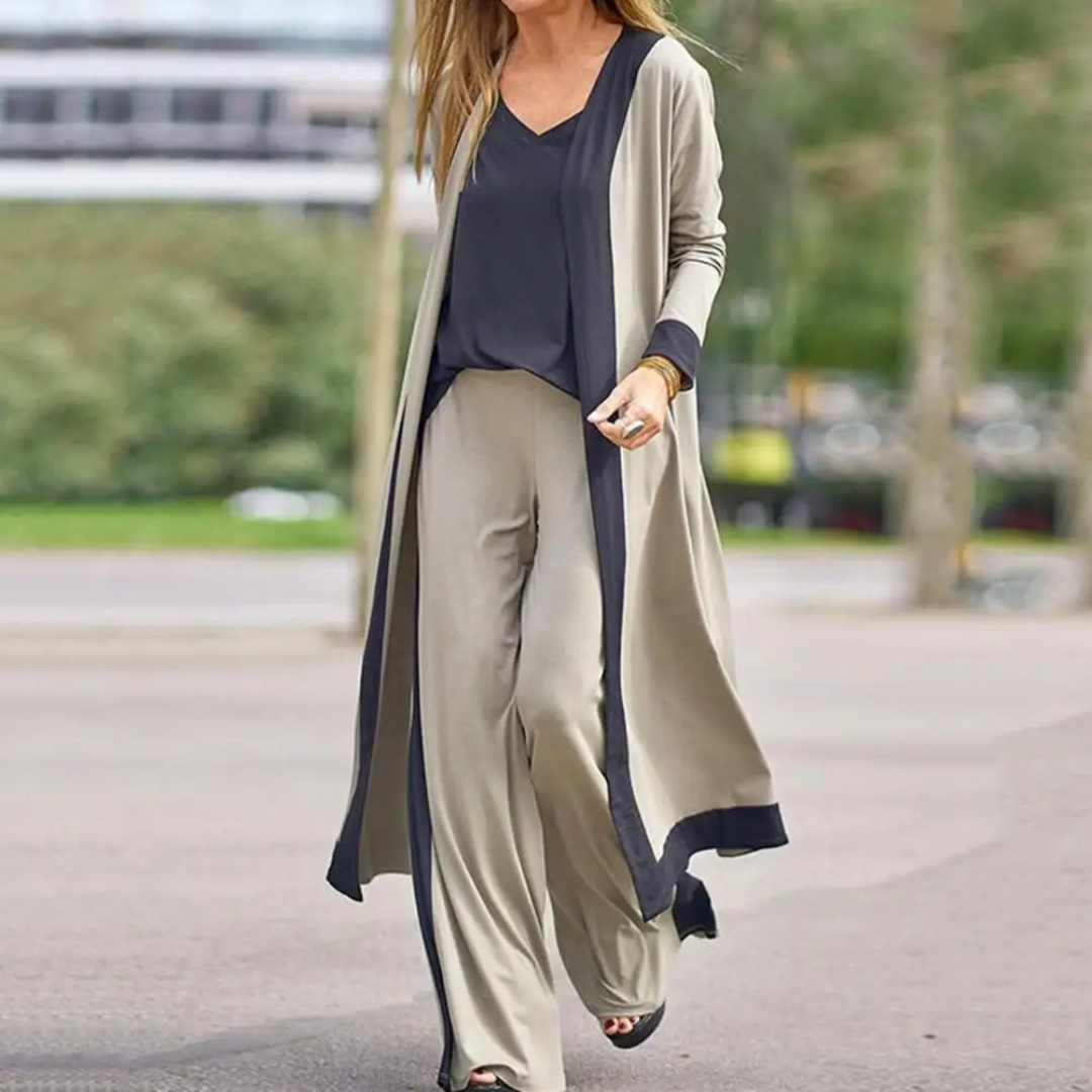 Levoire | Chic Ensemble De Loisirs Pour Femmes Khaki