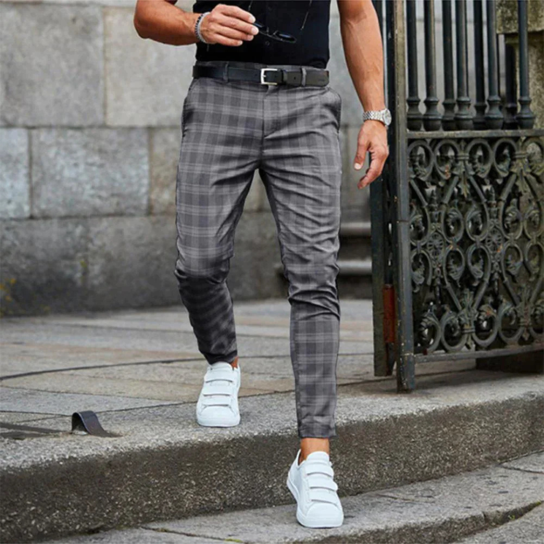 Levoire | Chinos Chics Pour Hommes Gris