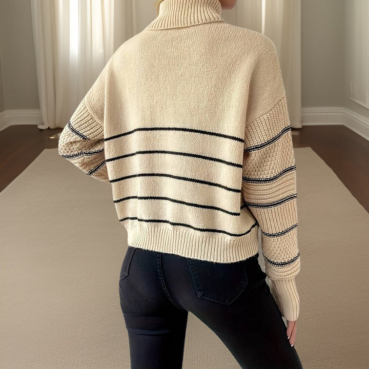 Levoire | Pullover Avec Col Roul Femmes Chaud Et Stylé