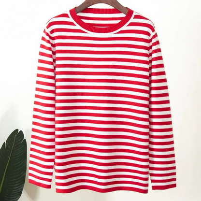 Levoire | Pull léger à rayures Rosso