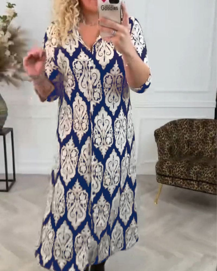Levoire | Robe Élégante Avec Des Fentes Latérales Chic