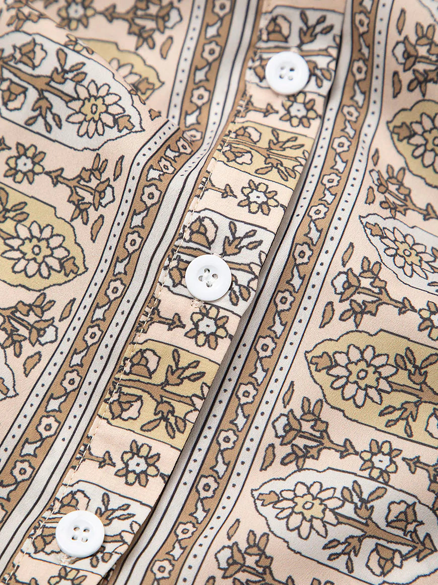 Levoire | Boho Robe Avec Motif Ethnique