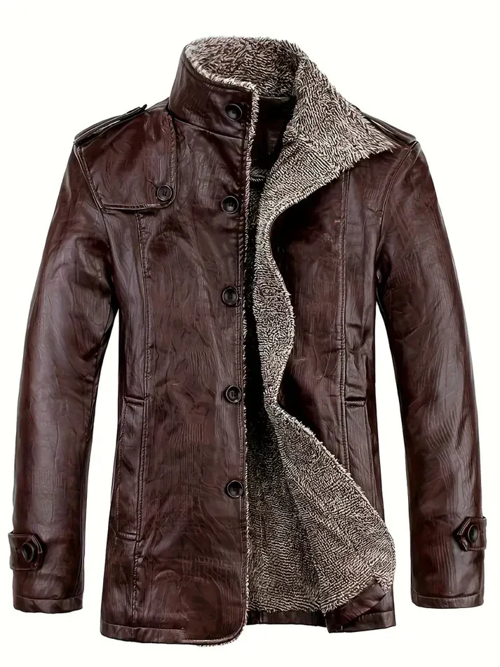 Levoire | Manteau Sophistiqué Homme Marron foncé