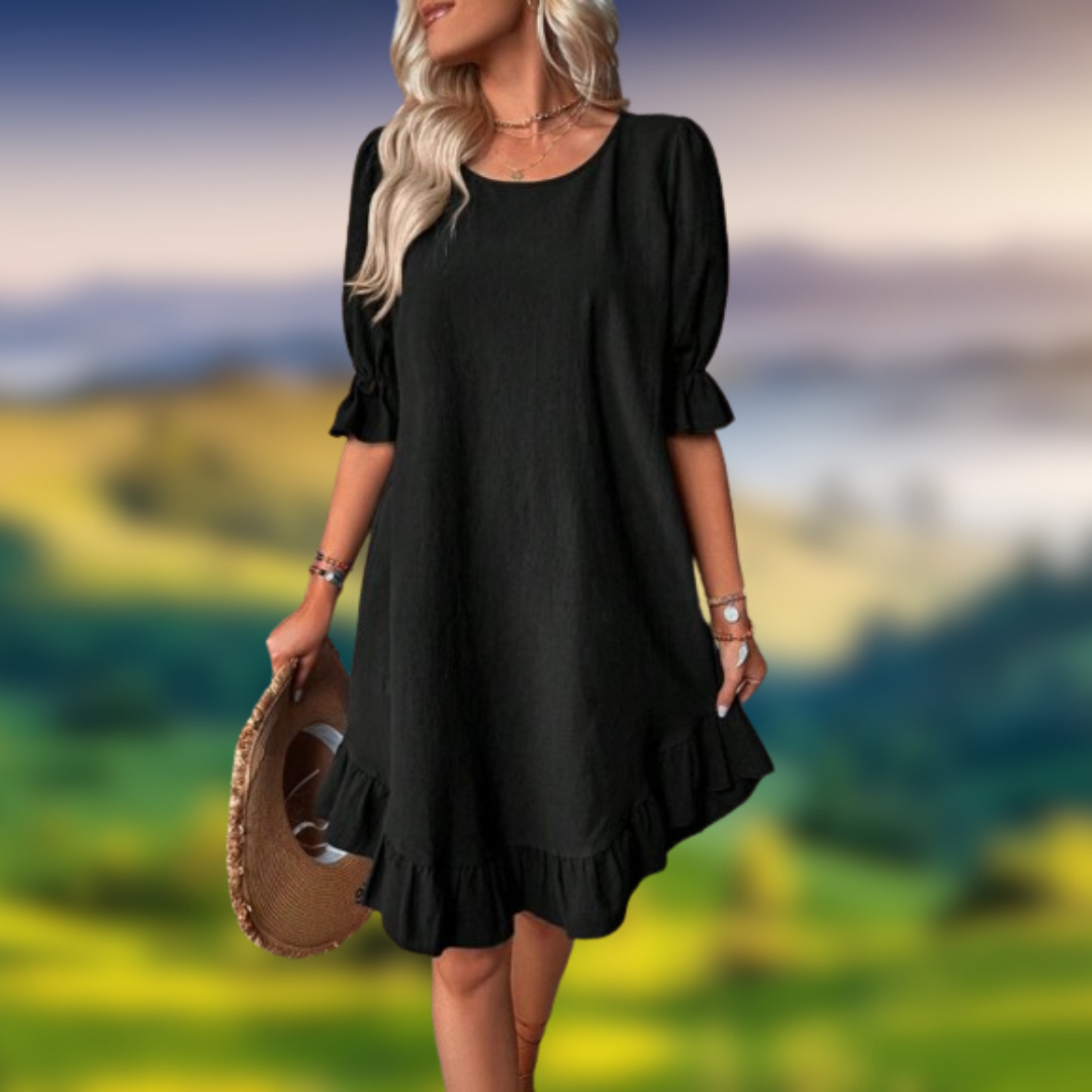 Levoire | Robe élégante d'été Nero