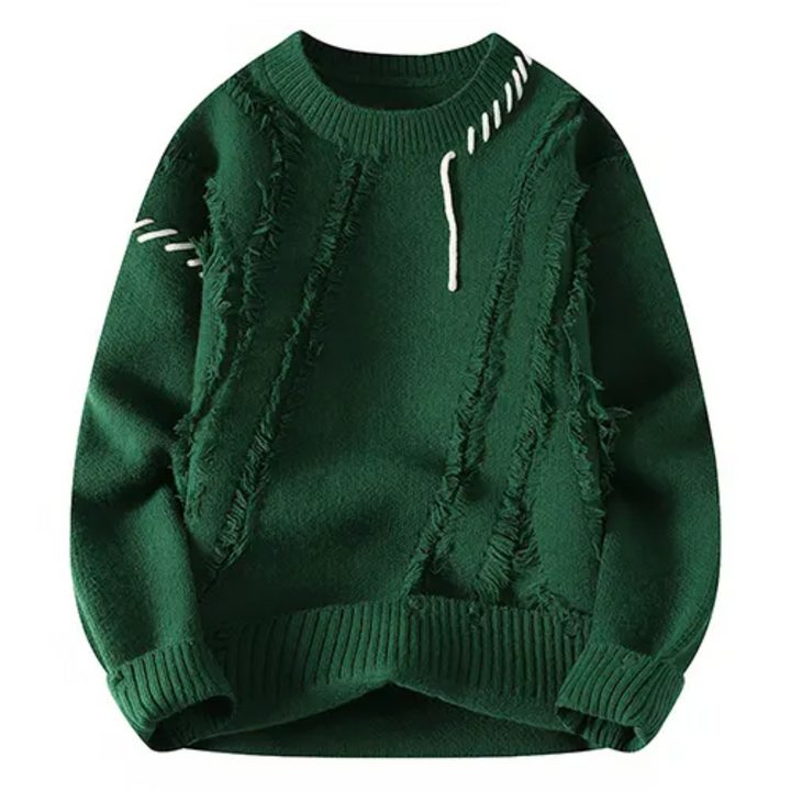 Levoire | Pull pour hommes Patchwork Vert