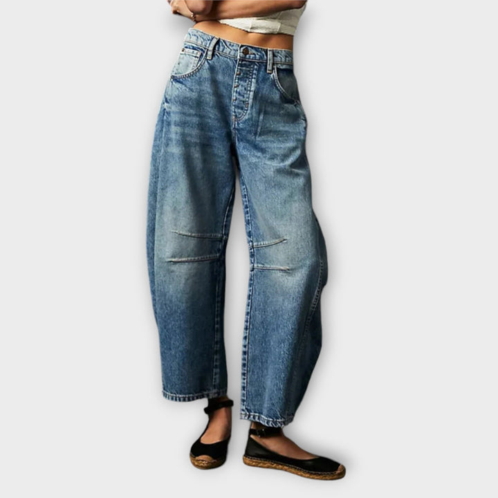 Levoire | Pantalons À Largeur Classique Bleu