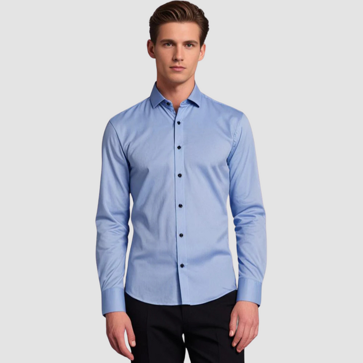 Levoire | T-Shirt Stretch Homme Bleu clair