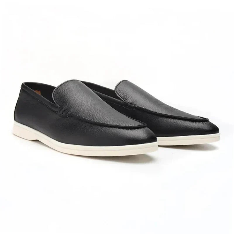 Levoire | Mocassins En Cuir Noirs Noir