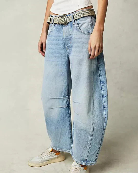 Levoire | Jeans Skinny Taille Moyenne Pour Femmes Bleu clair