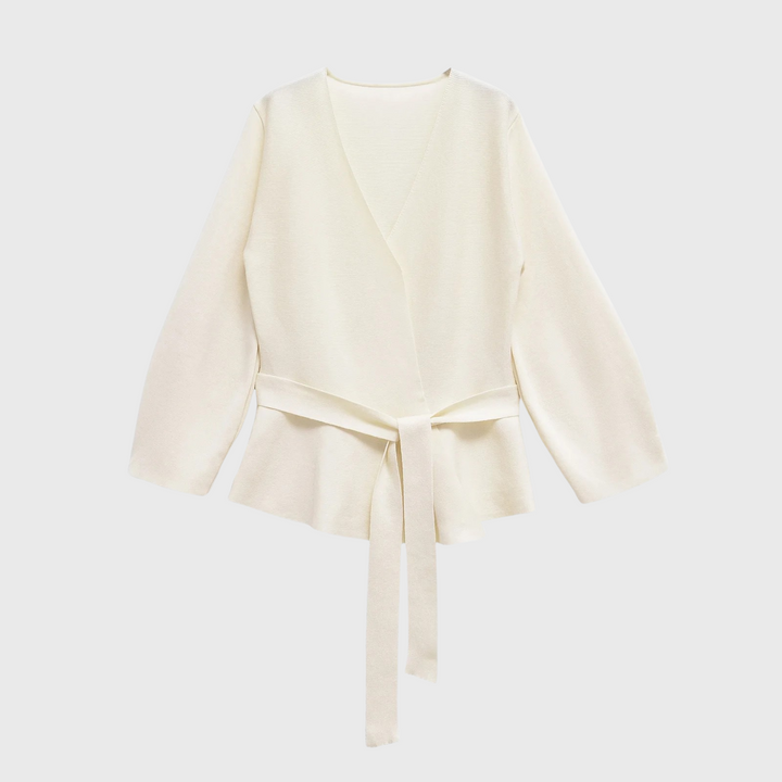 Levoire | Cardigan Noué Pour Femmes Crème blanc