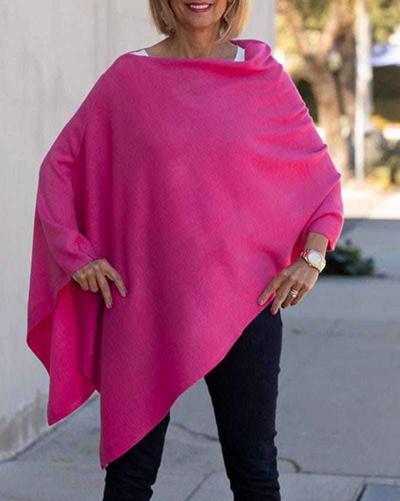 Levoire | Poncho Fuchsia
