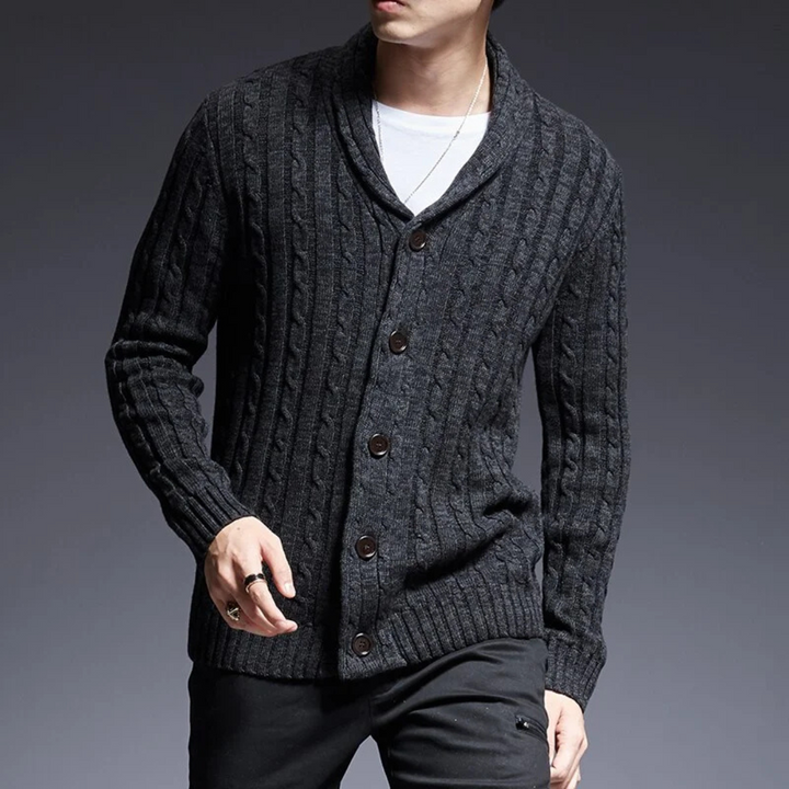 Levoire | Gilet Chaud Pour Hommes Gris foncé