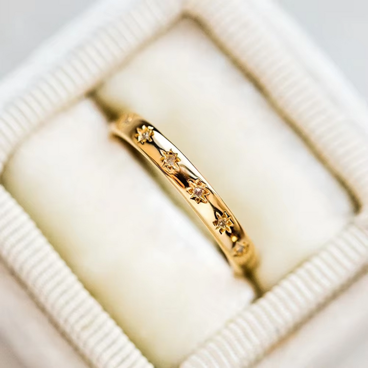 Levoire | Collecte De Vin Or Et Bague En Zirconium Or