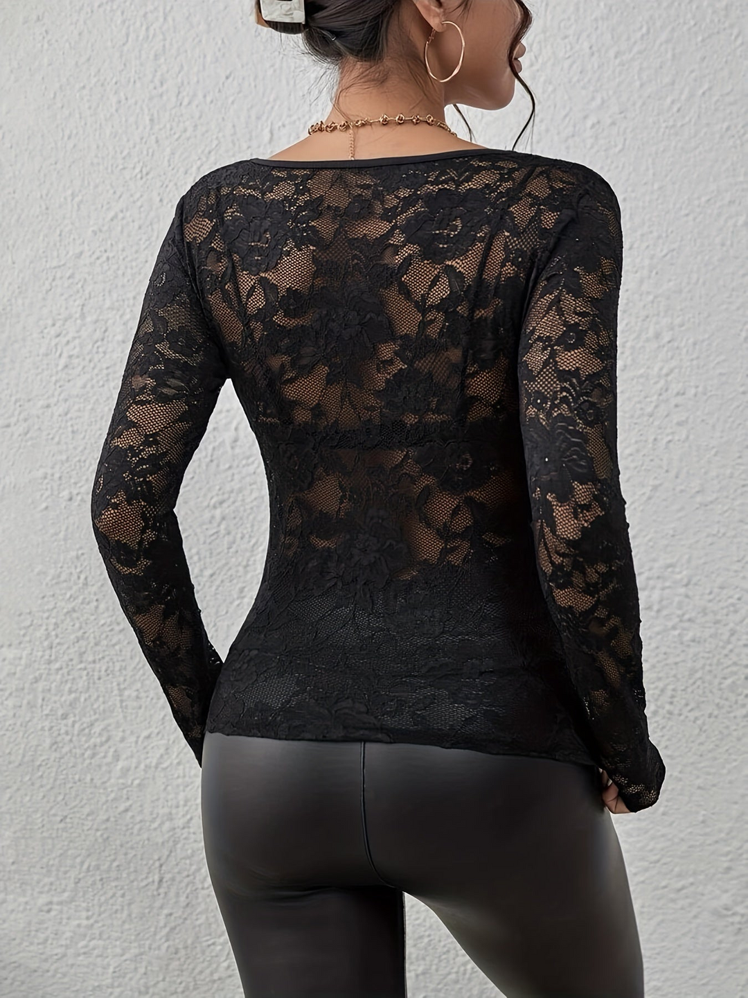 Levoire | Élégante blouse pour femmes Top blouse en dentelle chic pour femmes