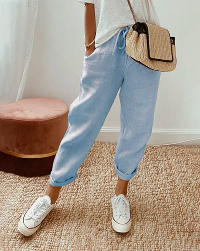Levoire | Pantalons en coton élégants
