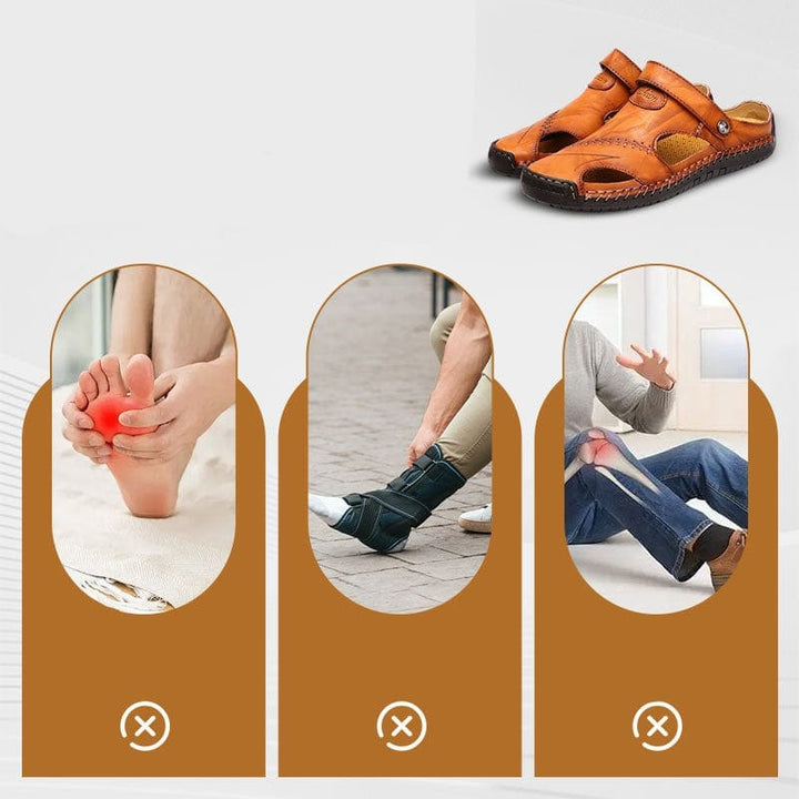 Levoire | Sandale en cuir pour hommes