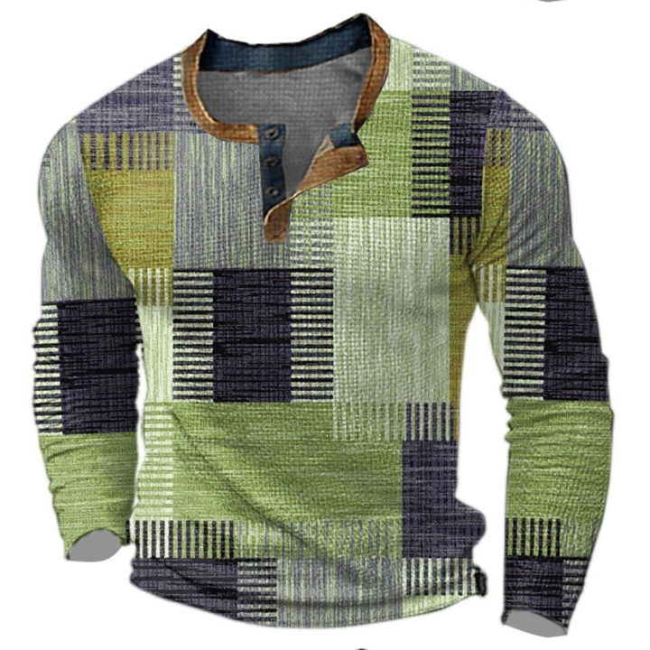 Levoire | Pull structuré à la mode pour hommes Vert