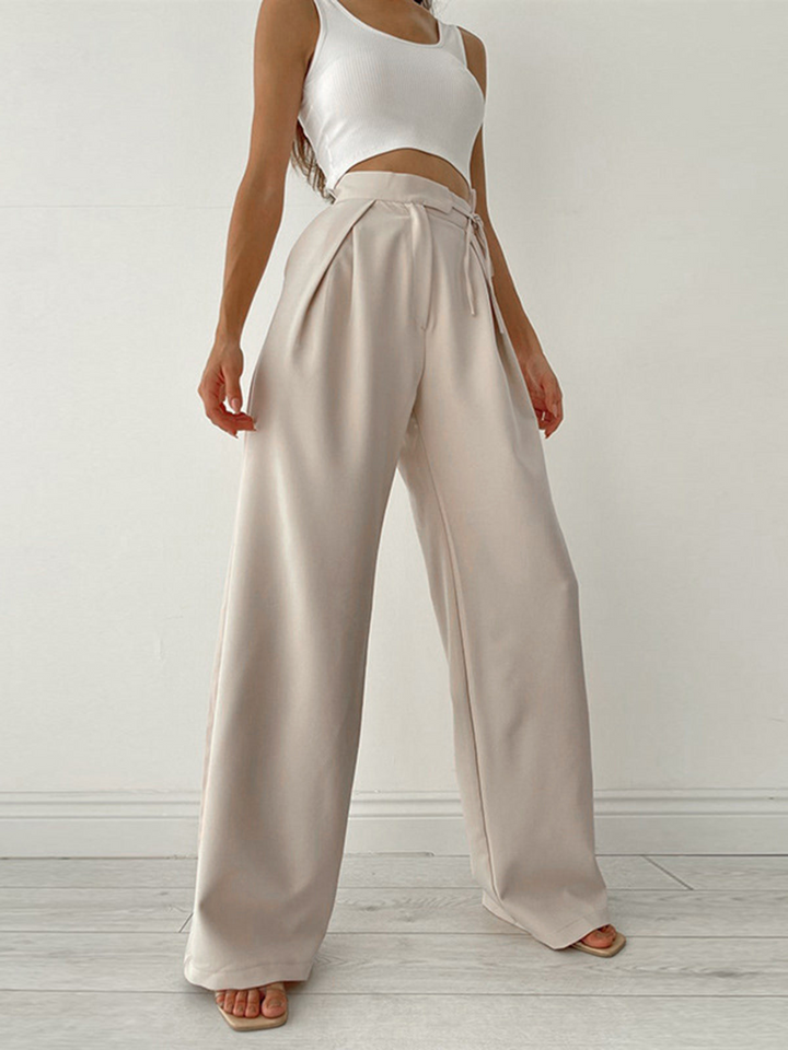 Levoire | Anzughose Femmes Long Beige