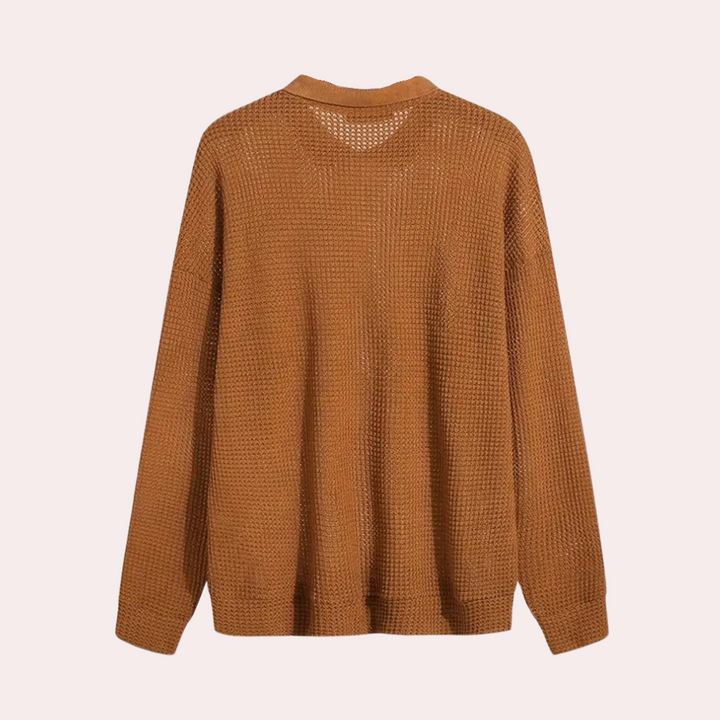 Levoire | Chauffe Pull Hommes Hiver Kamelschaf