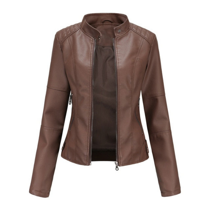 Levoire | Chic Veste FR Femmes Dans Le Style Légant Café
