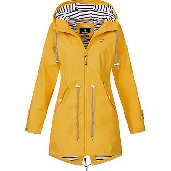 Levoire | Veste À Capuche Imperméable Jaune