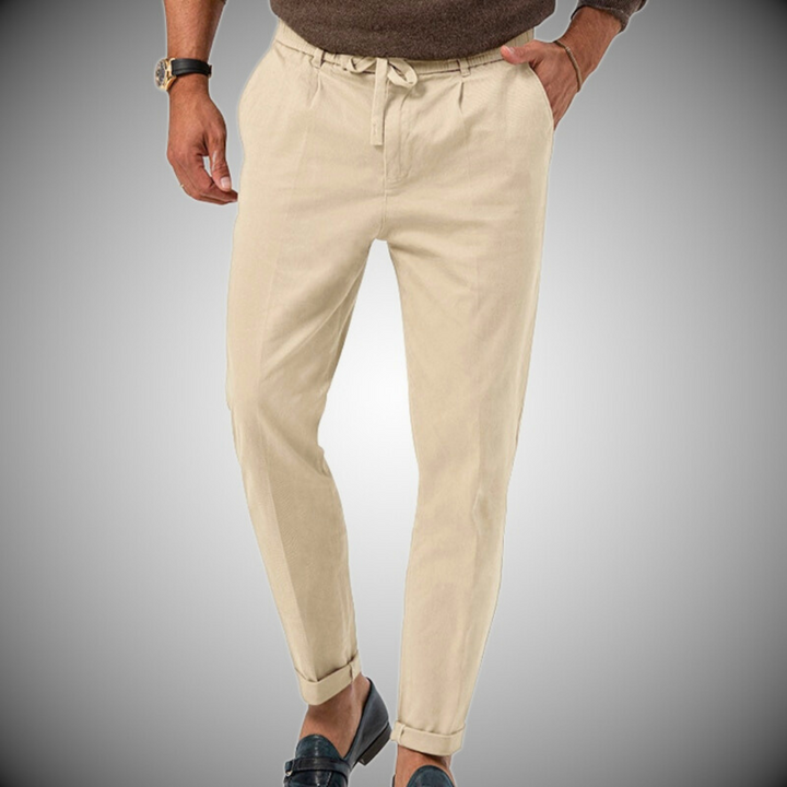 Levoire | Pantalon Homme Confortable Beige
