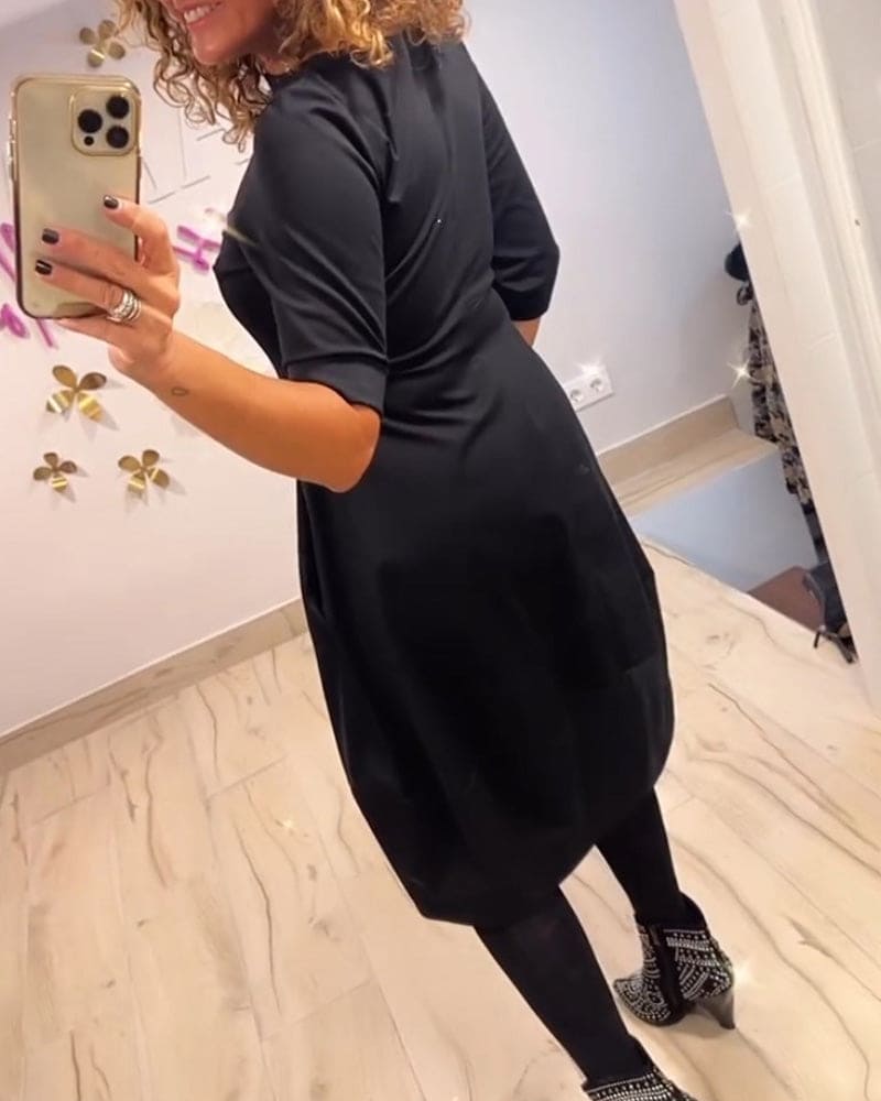 Levoire | Robe Unie Avec Poche