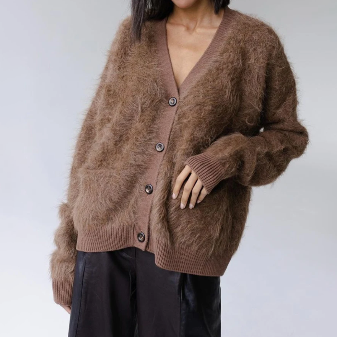 Levoire | Teddy Pullover Femmes Braun chêne