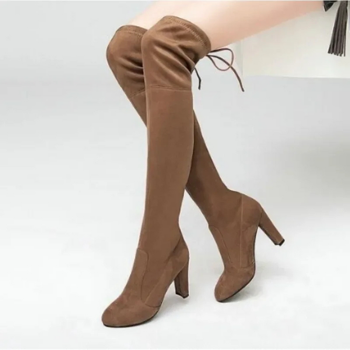 Levoire | Bottes puissantes pour femmes, ajustement confortable Braun