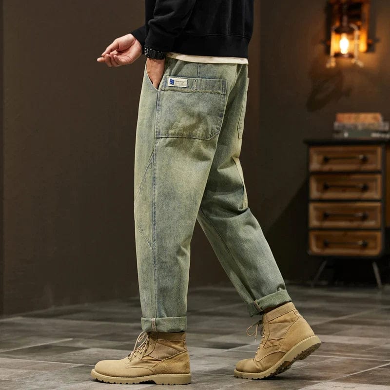 Levoire | Pantalon Pour Homme Avec Un Design Tendance Et Polyvalent Olive Vert