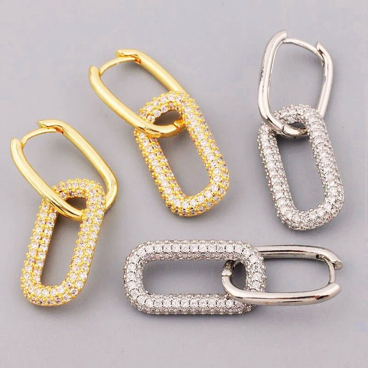 Levoire | Boucles D'Oreilles Carrées Élégantes Avec Une Finition Soignée