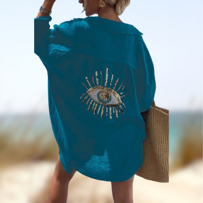 Levoire | Chemisier d'été de plage Azzurro