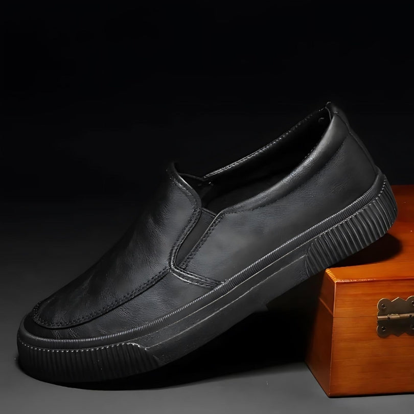 Levoire | Chaussures Slip-on Confortables de Haute Qualité Noir