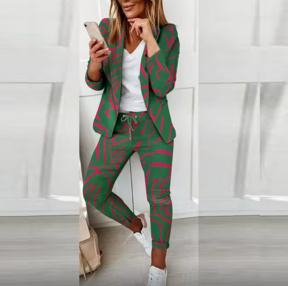 Levoire | Ensemble Deux Pièces Avec Style Vert