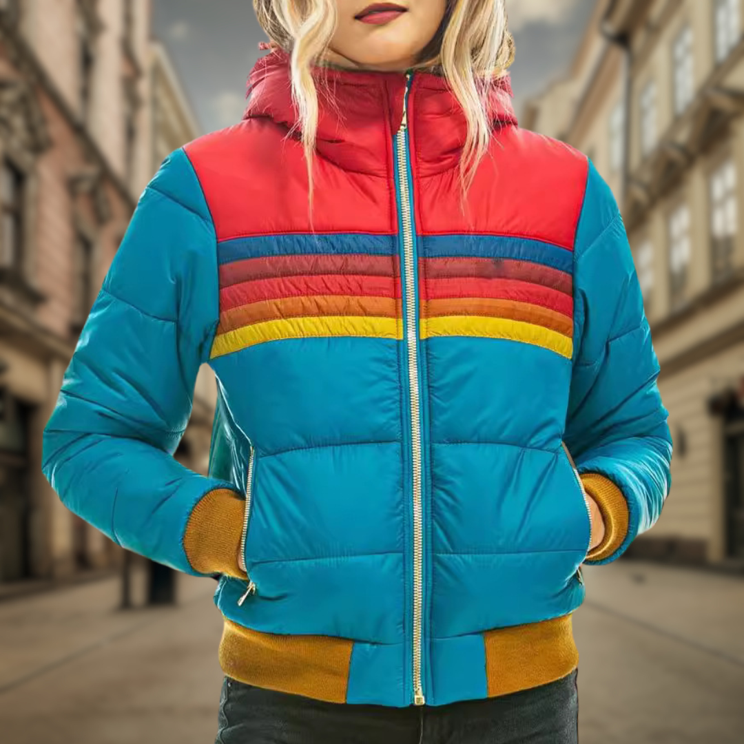 Levoire | Veste femme style rétro Azzurro