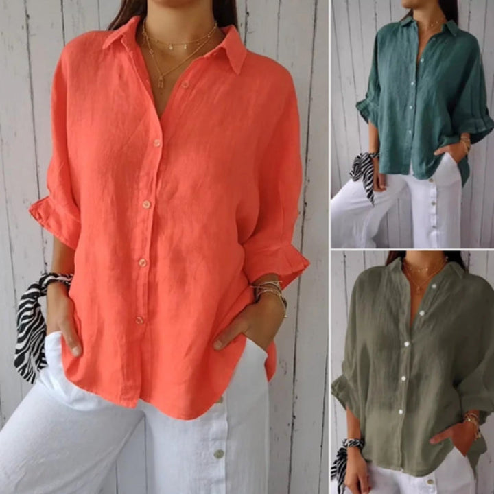 Levoire | Rennot Shirt Formé Avec Des Boutons Et Un Lien À L'Arrière