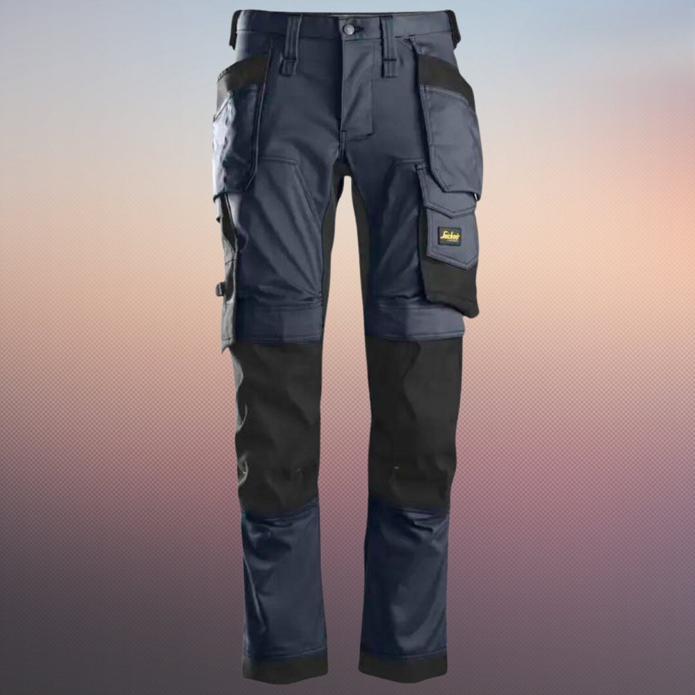 Levoire | Pantalon De Travail Stretch Avec Poches Pour Outils Bleu marine
