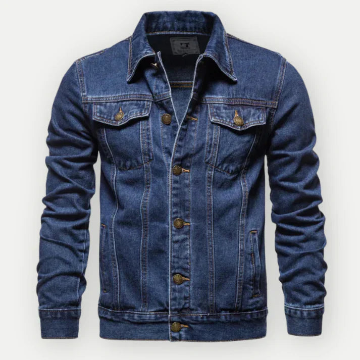 Levoire | Veste En Jean Stylée Bleu foncé
