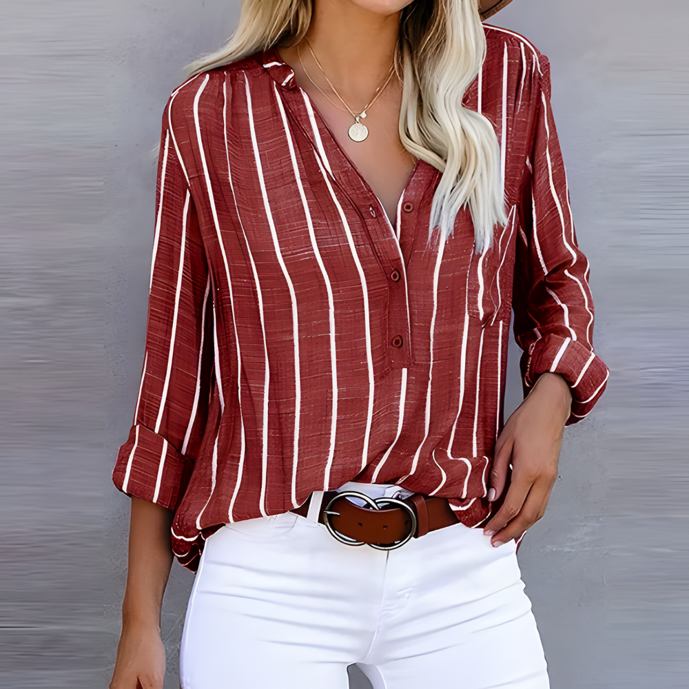 Levoire | Blouse Tendance FR Pour Femmes Manches Longues Rot