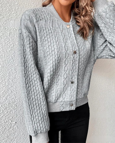 Levoire | Veste en tricot courte confortable