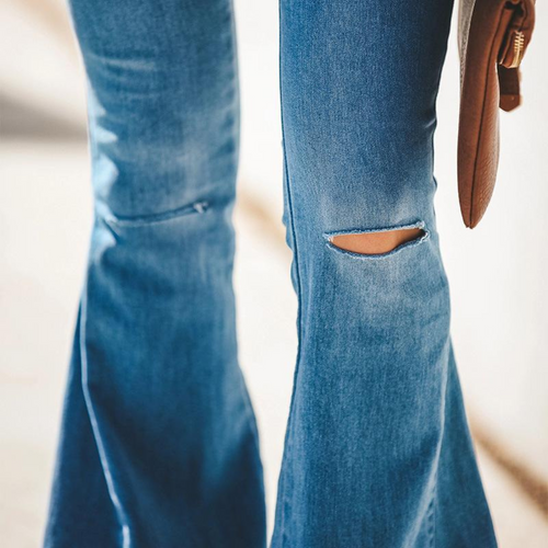 Levoire | Haut Taille Pantalon Femmes Jambes Larges