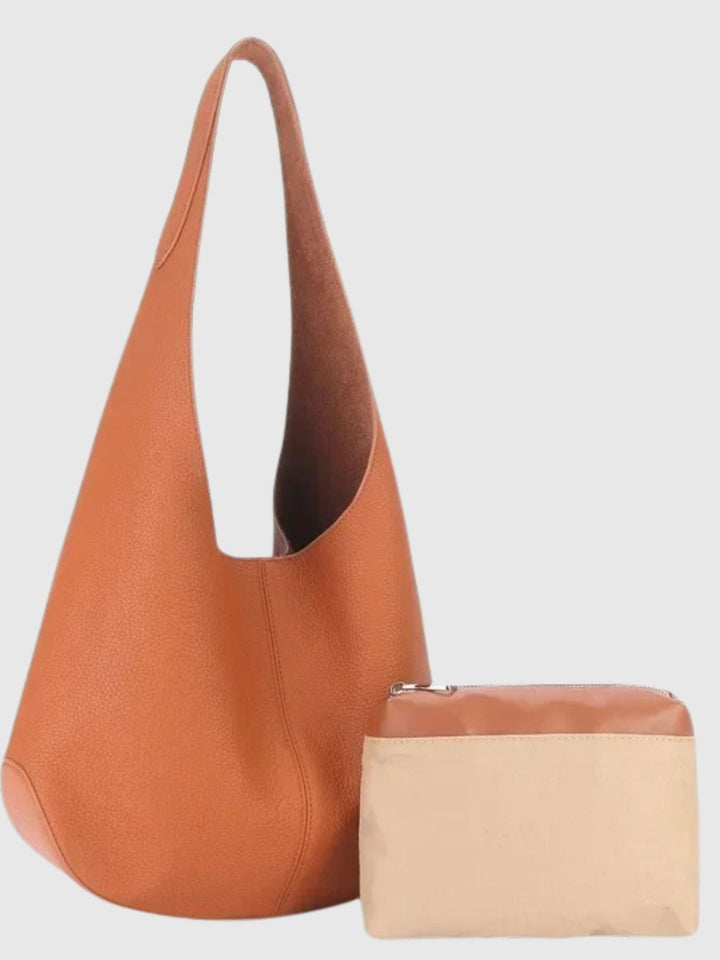 Levoire | Sac En Cuir Quotidien Orange