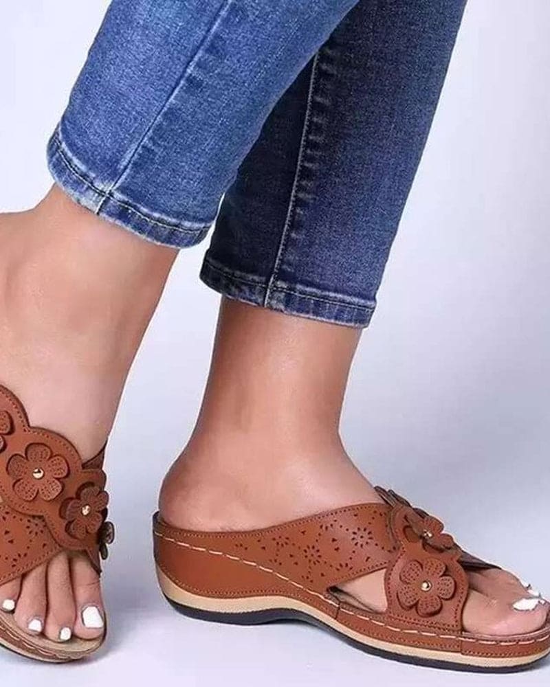 Levoire | Chaussons À Talons Compensés Confortables